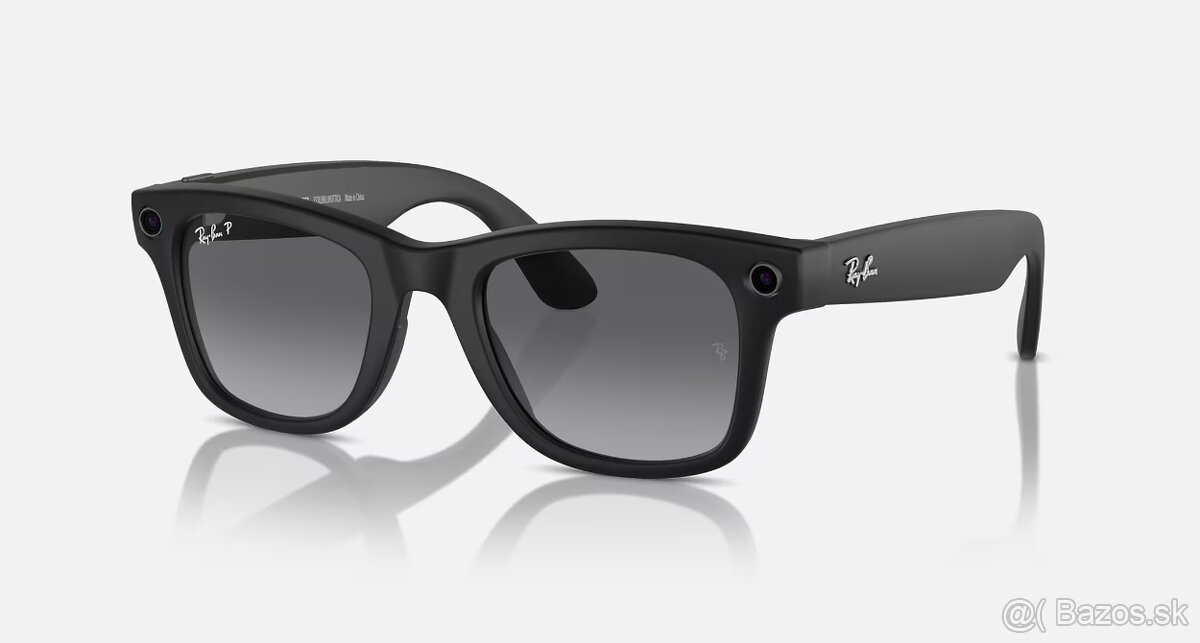 Ray-Ban Meta Wayfarer, Polarizačné šošovky / Matná čierna - 2