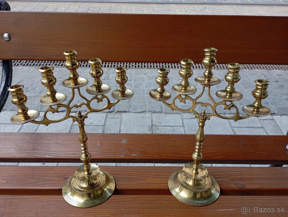 Predam pekne msadze svietniky - 2