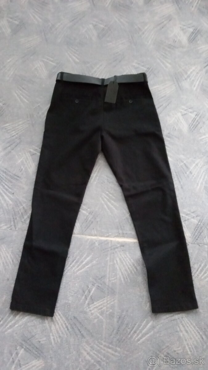 Elegantné pánske nohavice s opaskom - 2