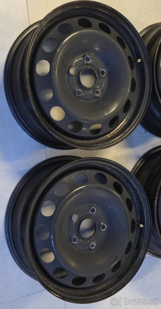 Plechove disky 5x112 r16 skoda vw audi a ine - 2