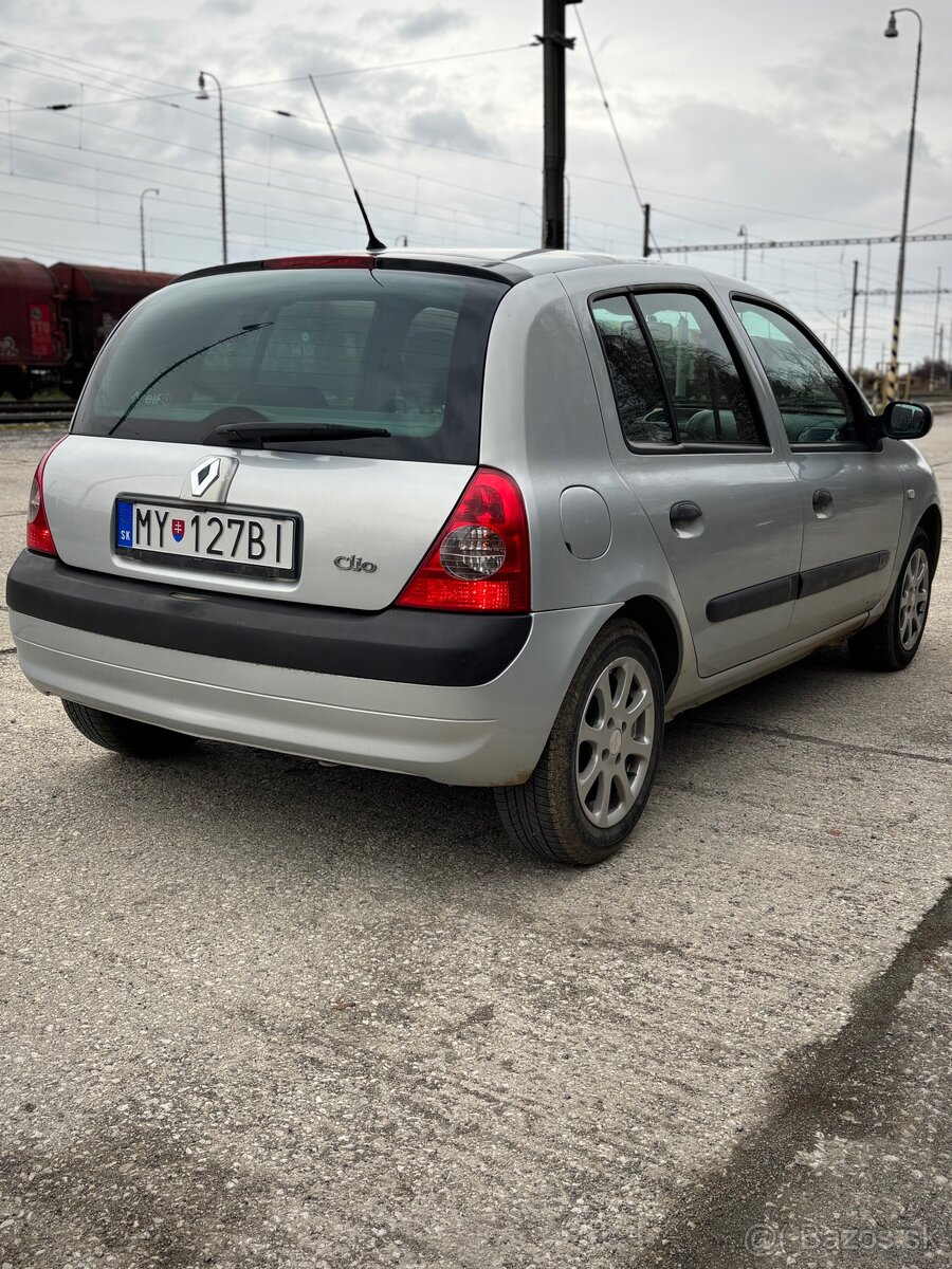 Renault Clio 1.2 benzín, r.v. 2003 - 2