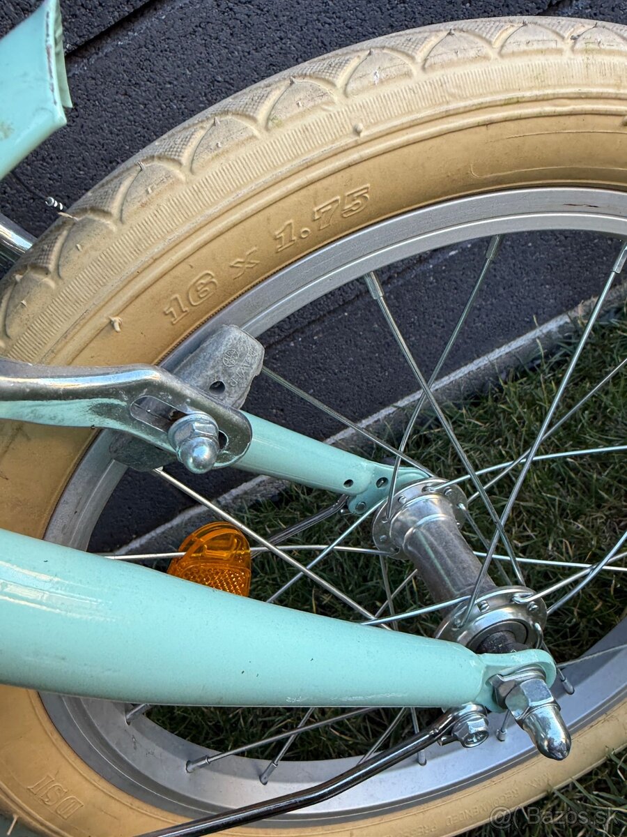 Predám Bicykel BOBBIN Gingersnap 16" tyrkysový - 2