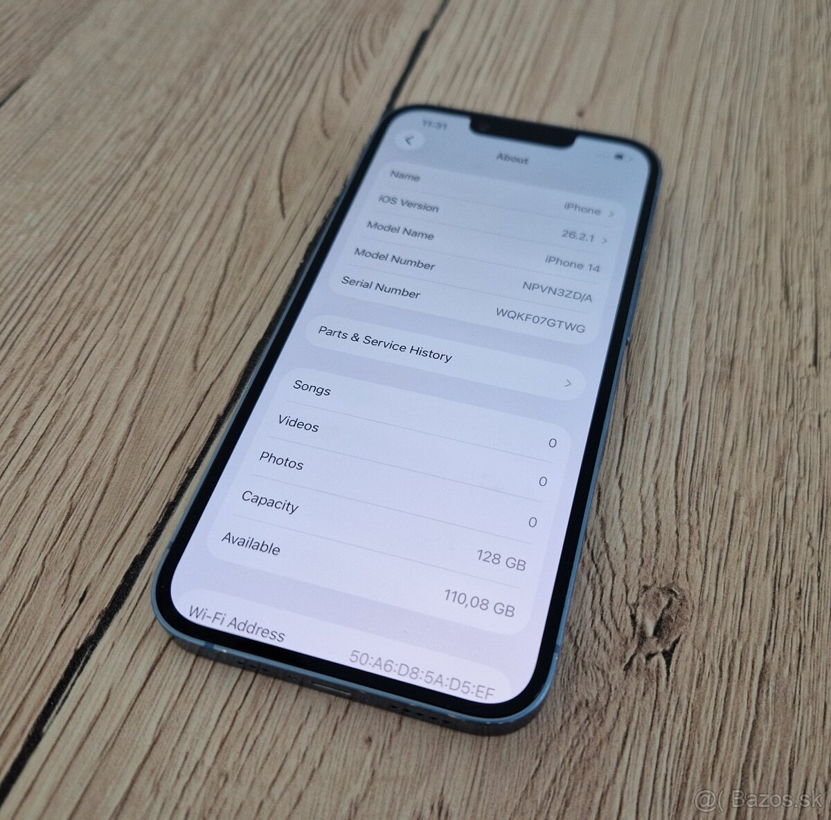 iPhone 14 128gb modrý - 2
