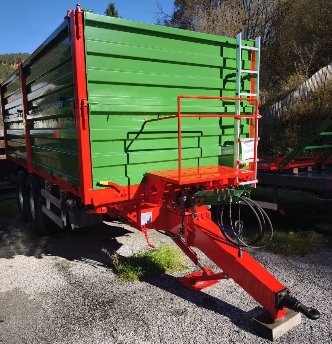 Traktorový príves, vlečka 18t s TP - 2