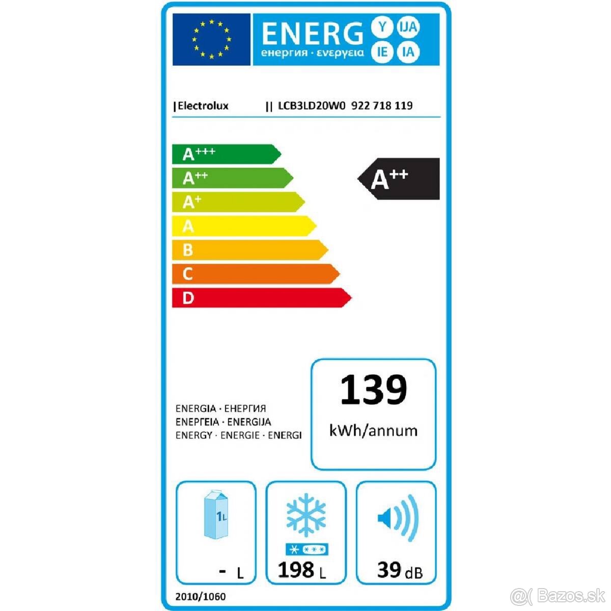 Mraznicka Electrolux LCB3LD20W0 - 2