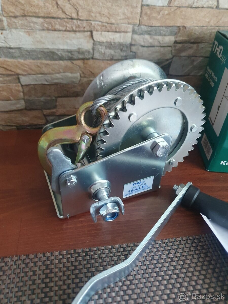 Predam novy rucny navijak THO Lux,do 1600 kg - - 2