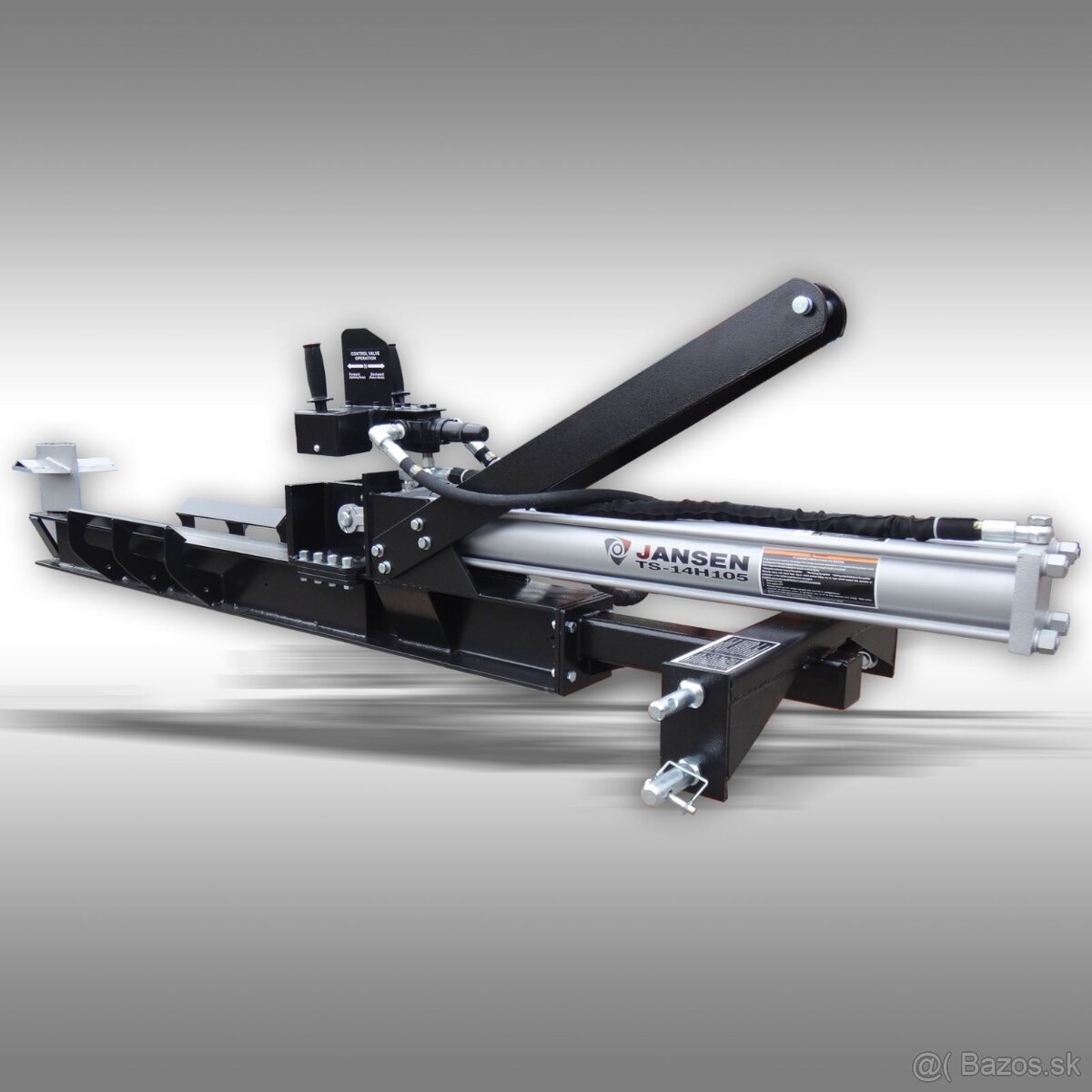 Štiepačka dreva Jansen TS-14L105, ležiaca pre traktor, hydra - 2