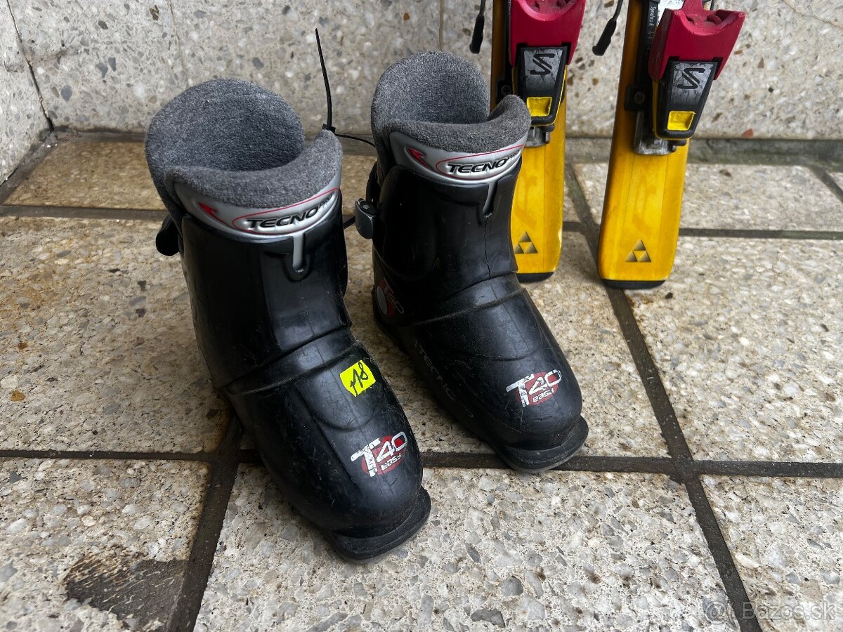 Detske lyze 80 s lyziarkami - 2