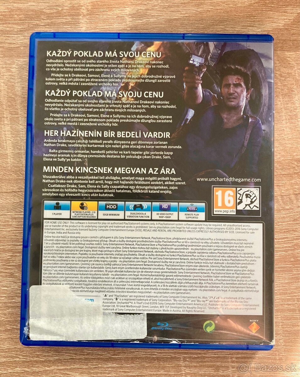 Uncharted 4: A Thief’s End (nová, top stav) - 2
