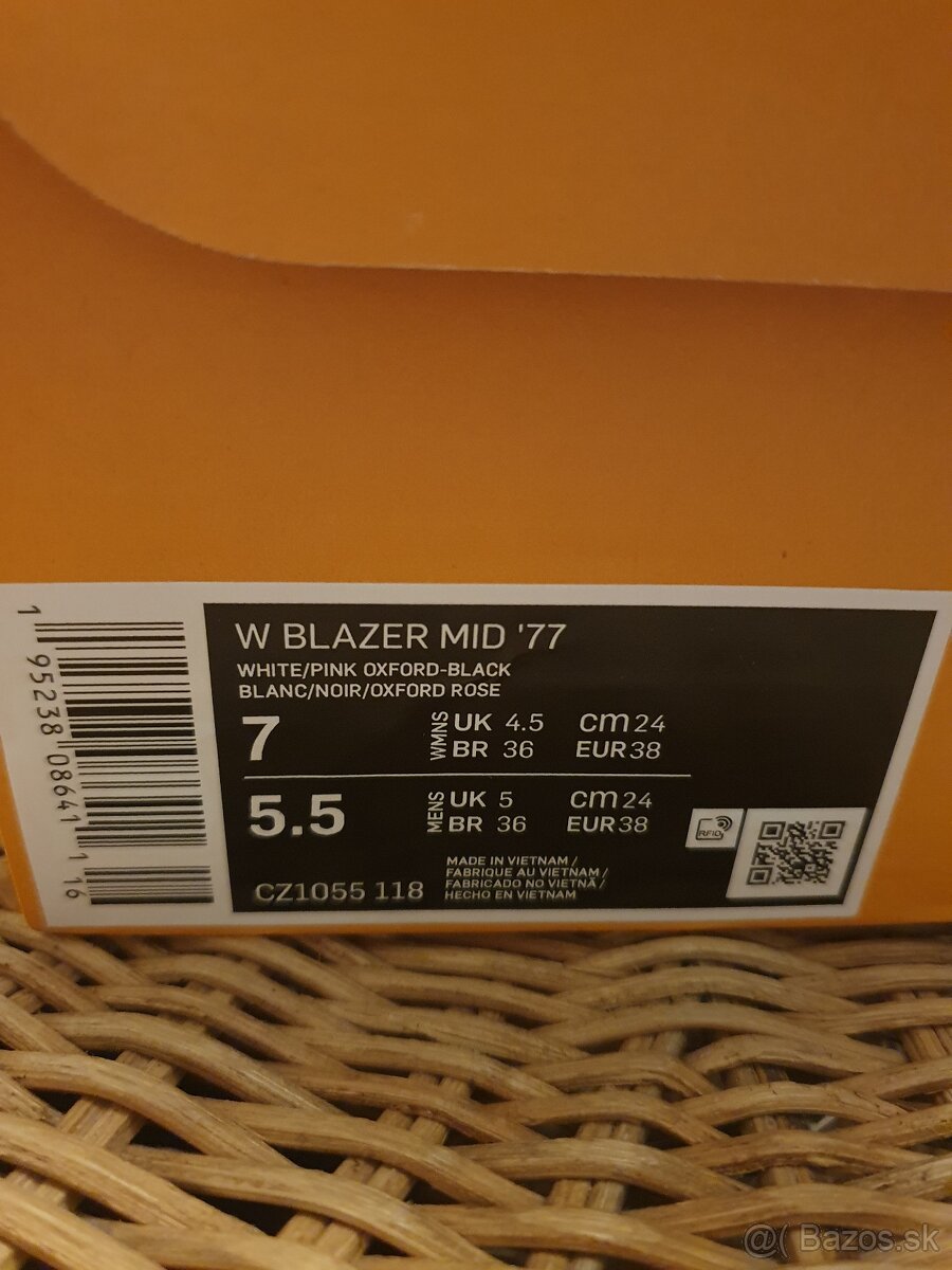 Nenosené tenisky nike blazer v. 37 - 2