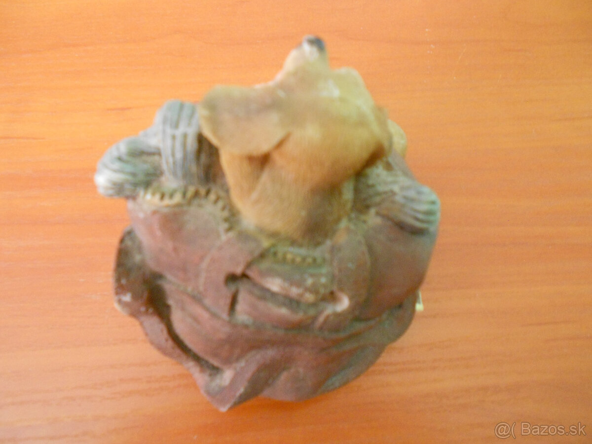 Predám pokladničku ,puzzle,obrázok psík,plyšového medveďa - 2