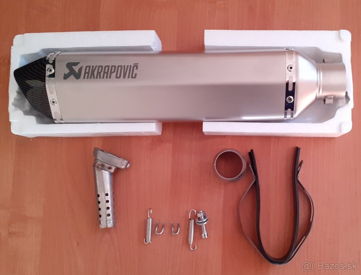 Ladená koncovka výfuku Akrapovič dlhá verzia 470mm - NOVÁ - 2