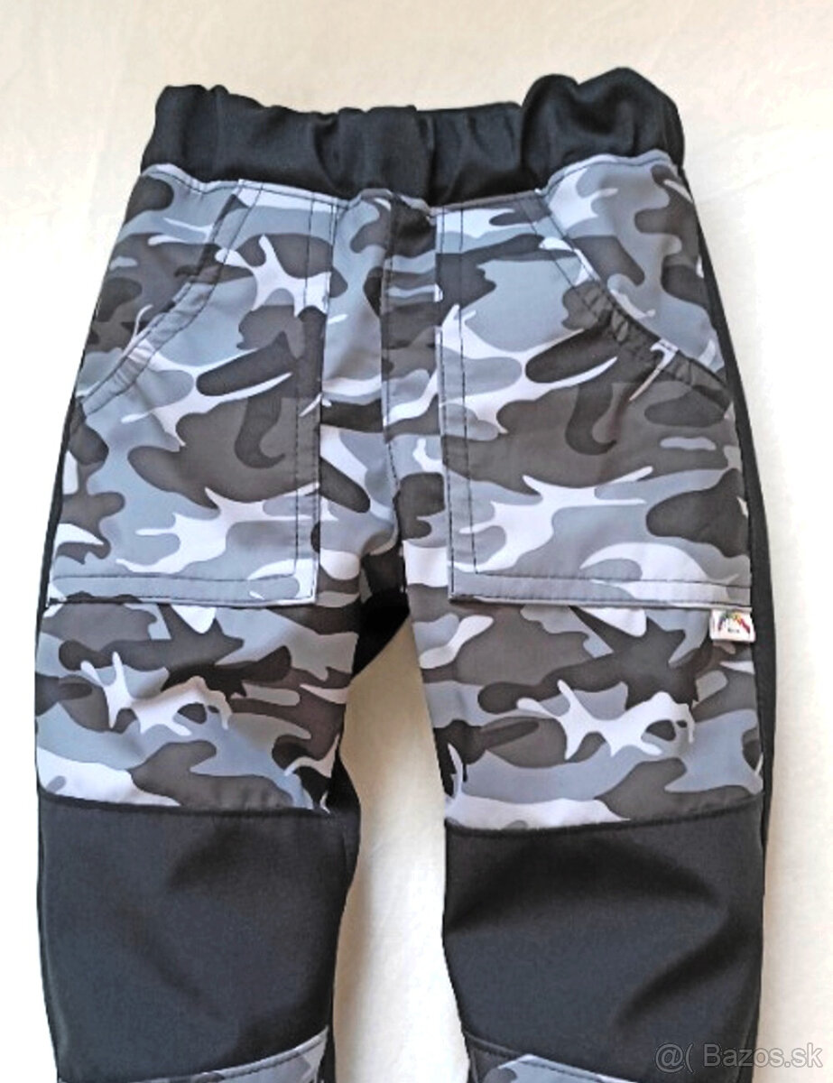 Nové LETNÉ SOFTSHELLOVÉ NOHAVICE 18–24 mesiacov, 92 cm - 2