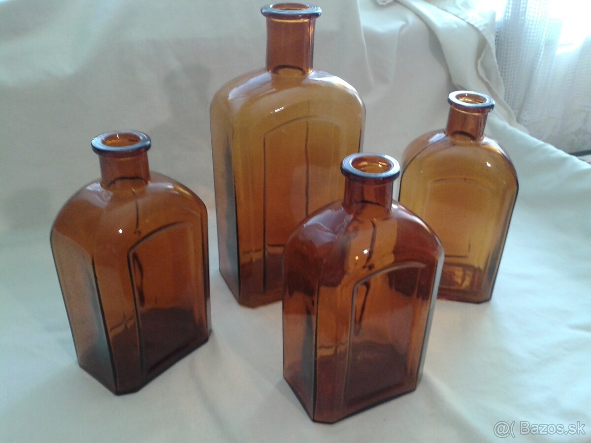 Kupim staré okienkove flase hnedé - 2