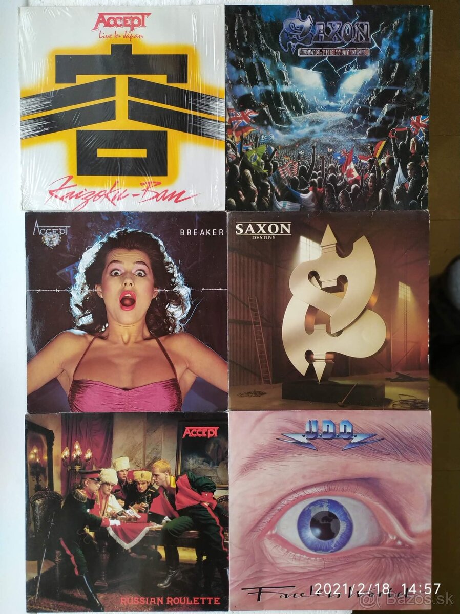 PREDÁM LP PÔVODNÉ VYDANIA Z ROKOV 70,80,90. - 2