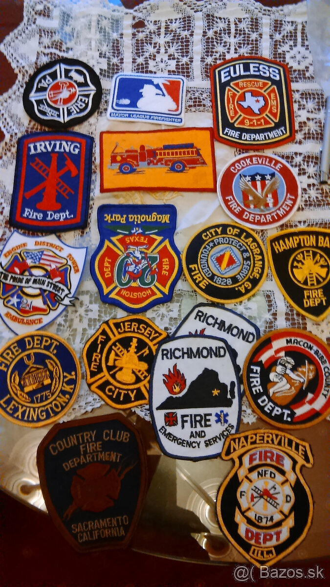 našivky Norska a USA - 2