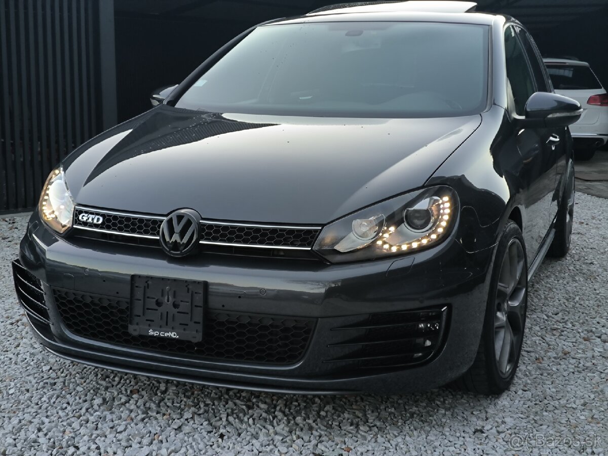 VW GOLF VI GTD 2.0TDi | AUTOMAT | LED | NAVI | 125kw | F1 - 2
