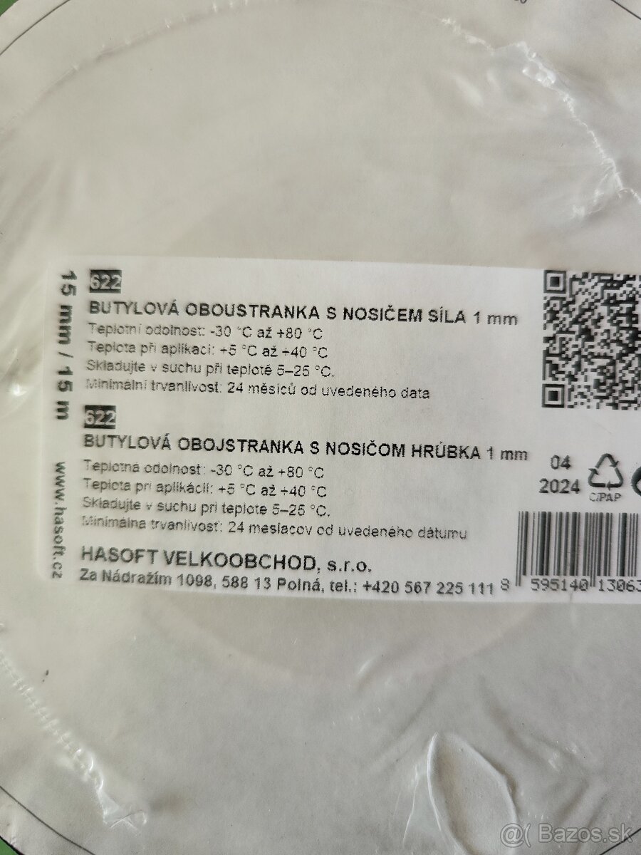 Butylova obojstranna paska 15m - 2