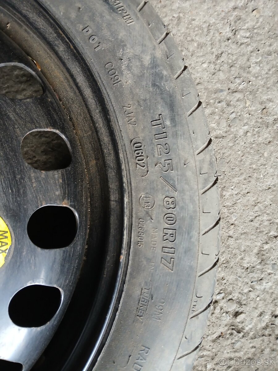 Dojazdové koleso 5x112 R17 - 2