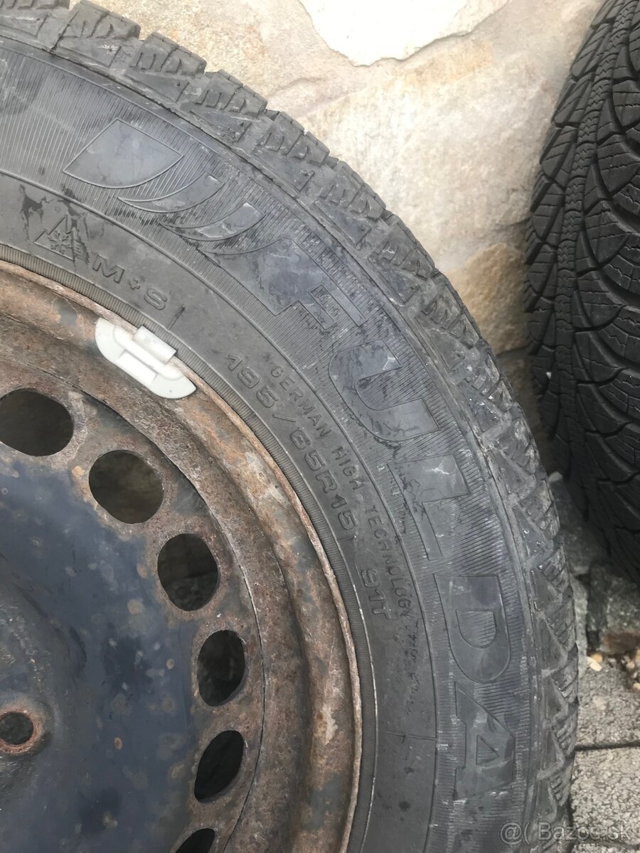 Fulda zimné 195/65/15 na diskoch 4ks. - 2