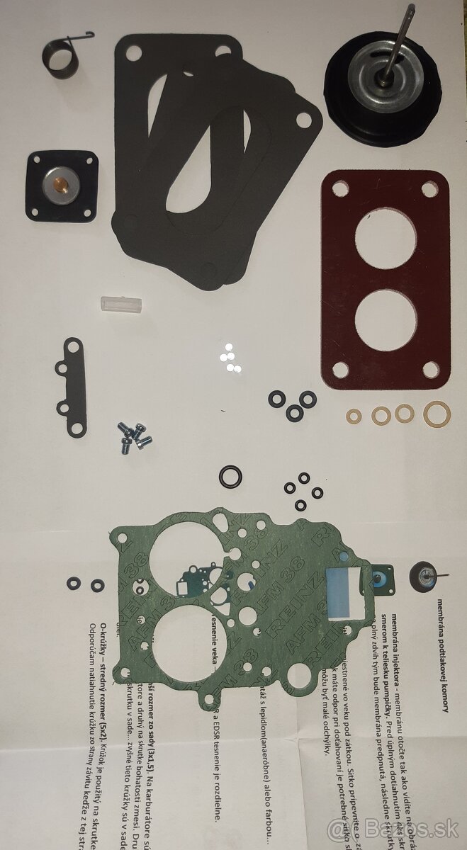 Sada na repas karburatora skoda wartburg desta - 2