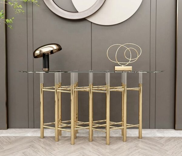 Konzola/komoda Amaretto Premium Glamour Gold - 2