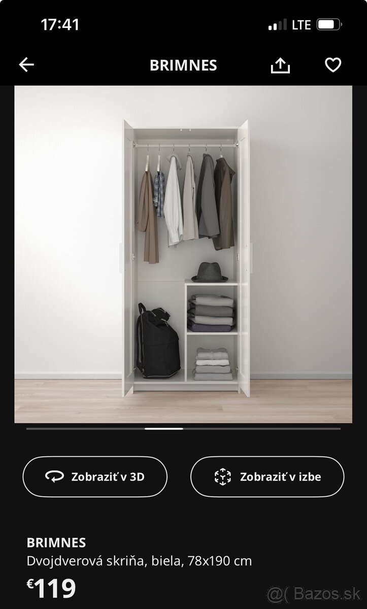 Skrina brimnes ikea - 2