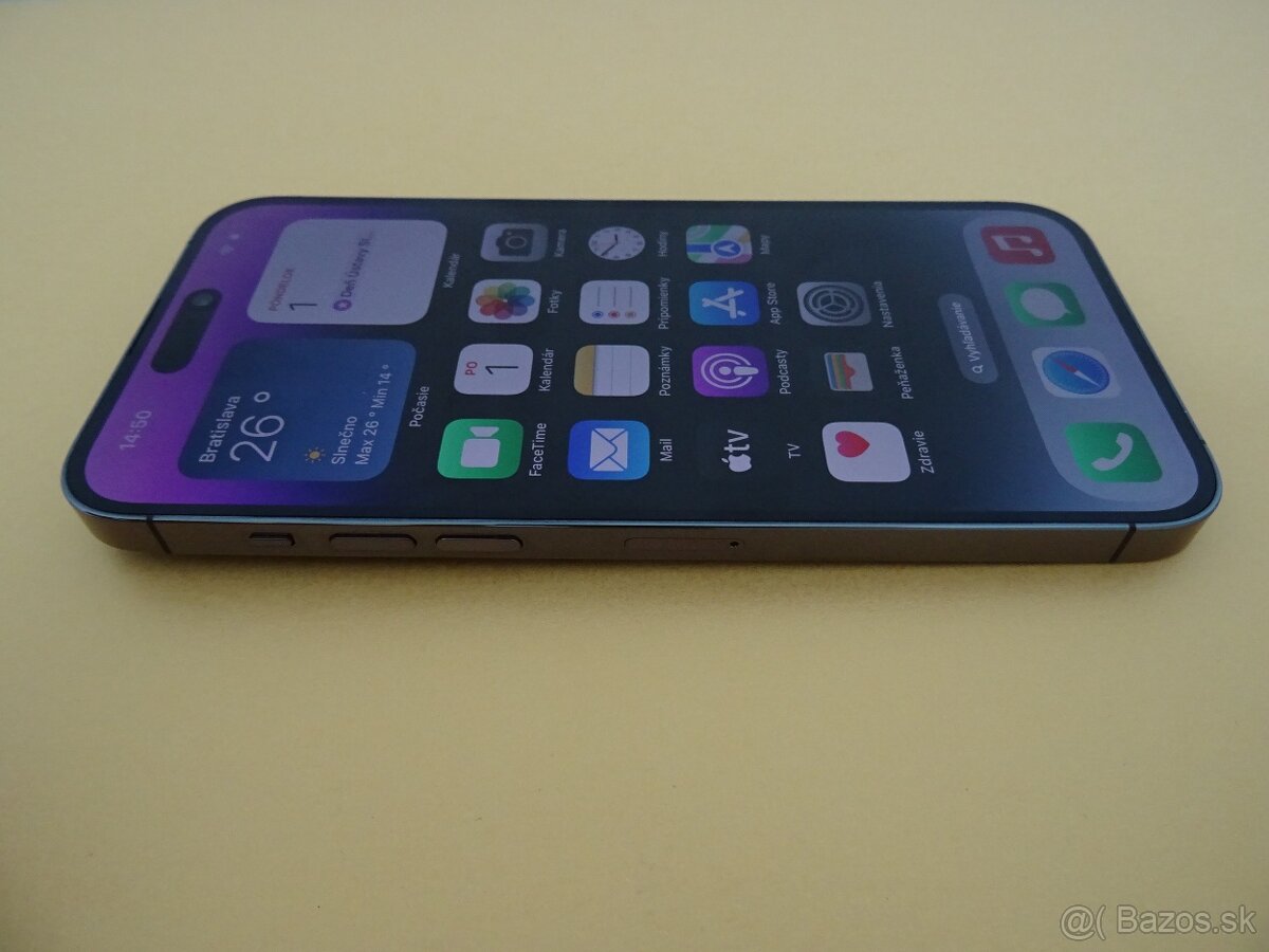 iPhone 14 PRO MAX 128GB PURPLE - ZÁRUKA 1 ROK-PERFEKTNY STAV - 2