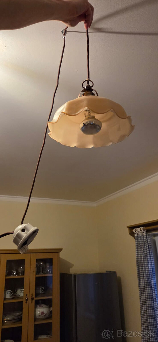 Predám luster a retro lampu na chalupu - 2