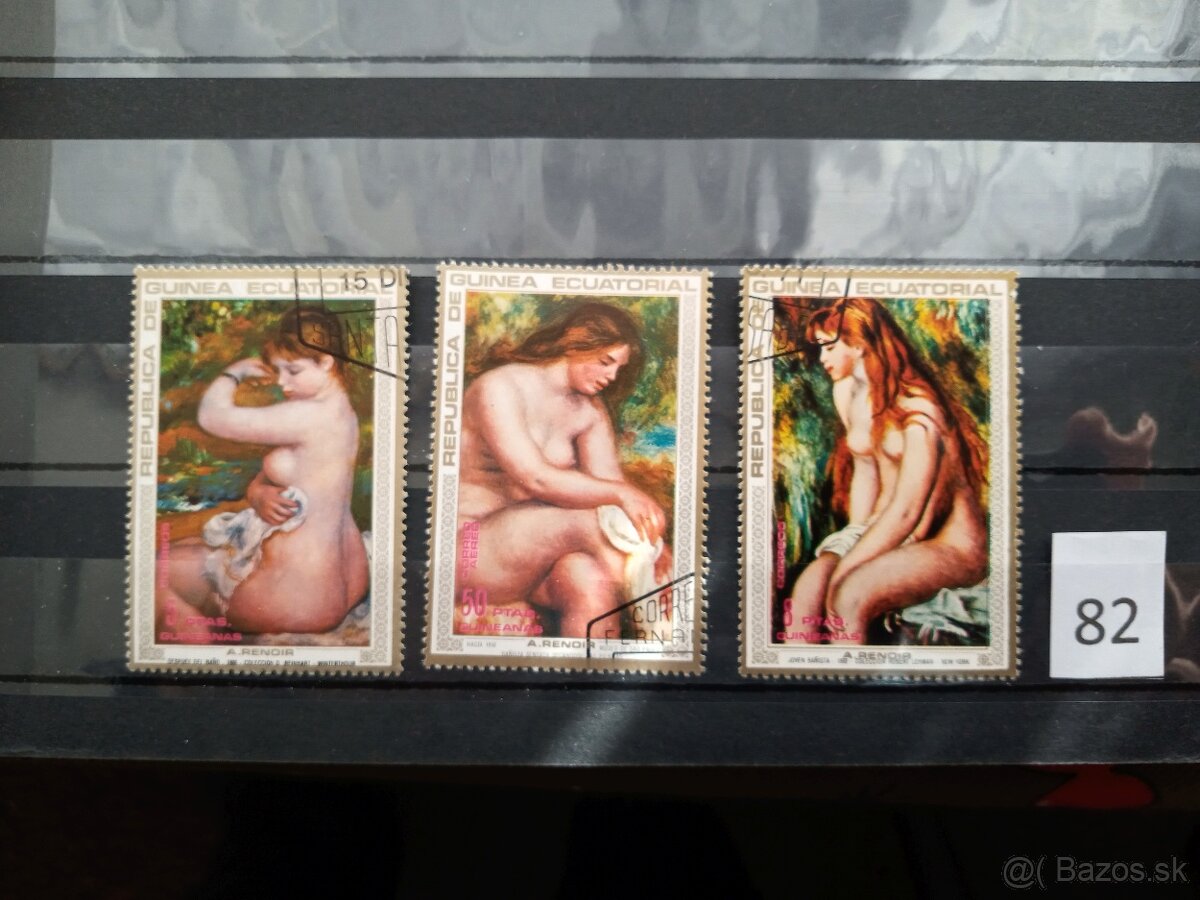 Poštové známky č.584 - AFRICKÉ ŠTÁTY - V. - 19 ks sérií - 2