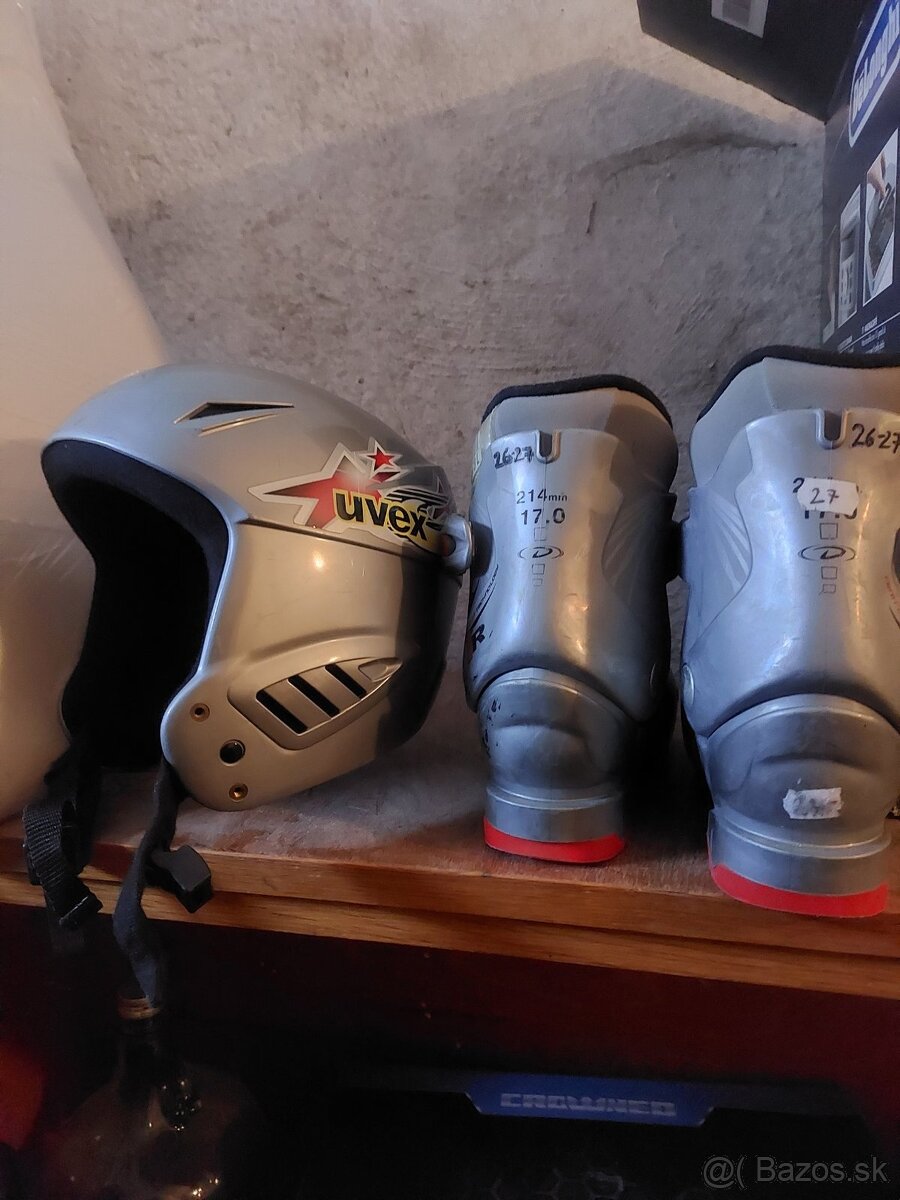 Detské lyžiarky +prilba - 2