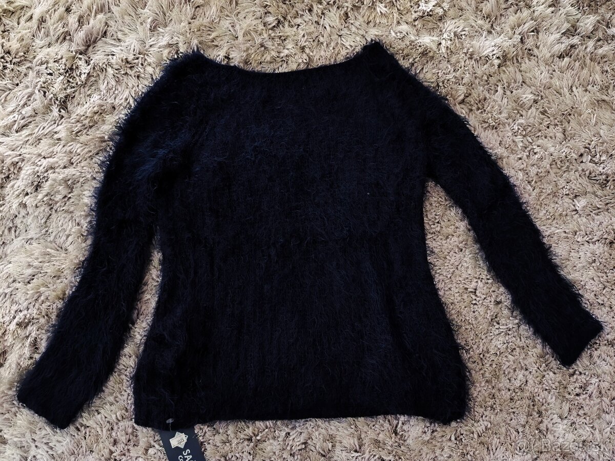 Dámsky pulóver modrý S/36 - 2