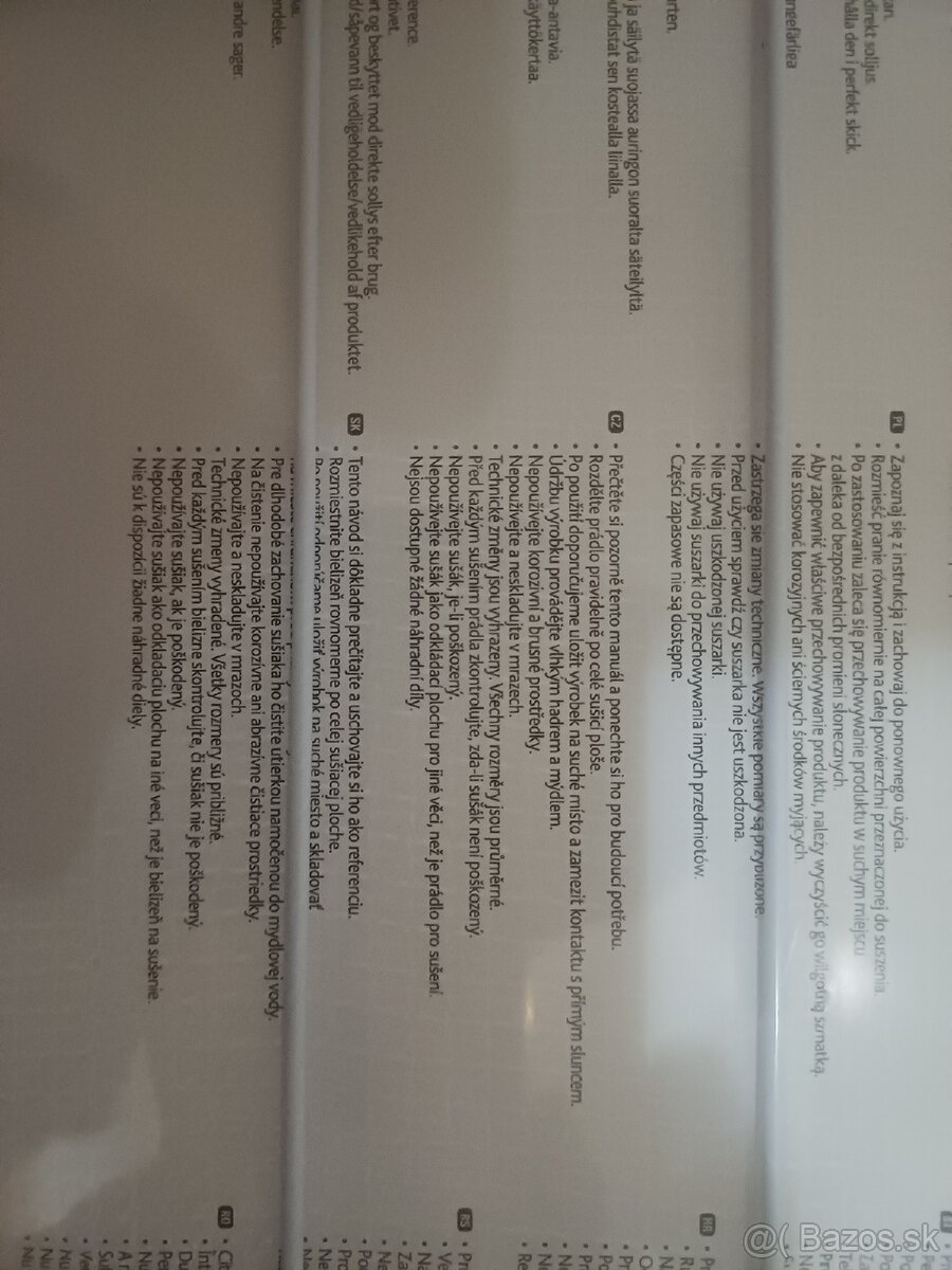 Sušiak na bielizeň s ramenami - 2