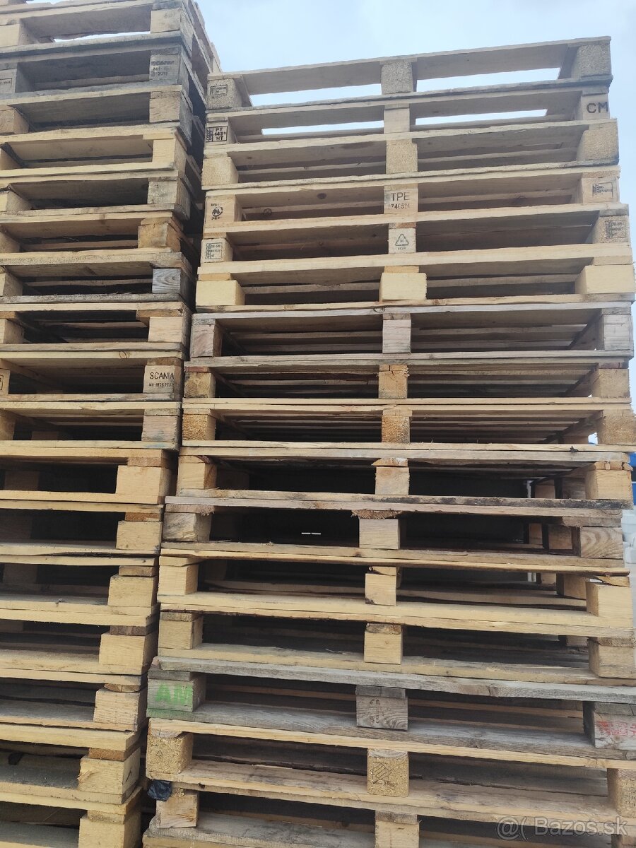 Drevené palety 120x80 2€/ks - 2