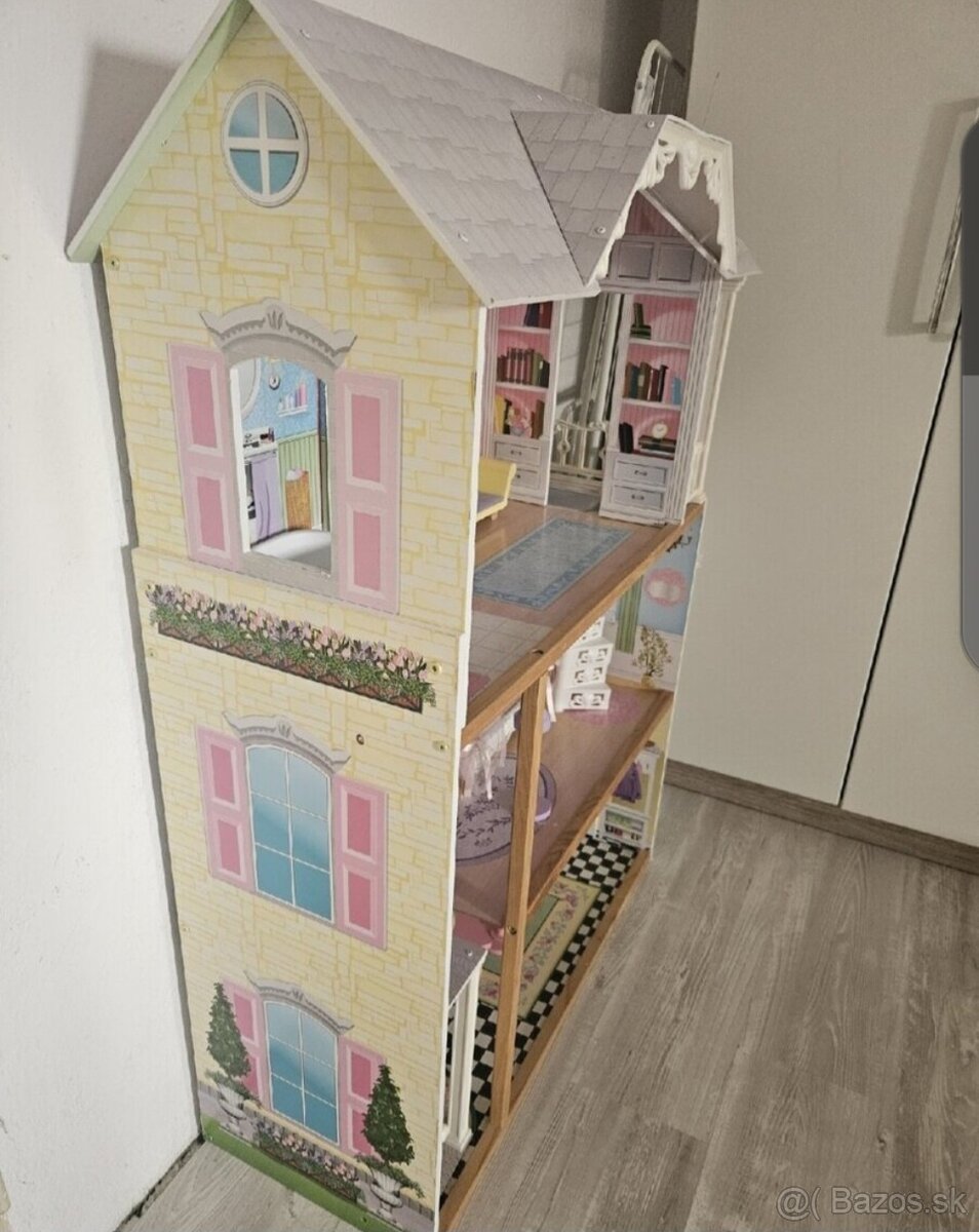 Detský drevený domček na hranie - 2