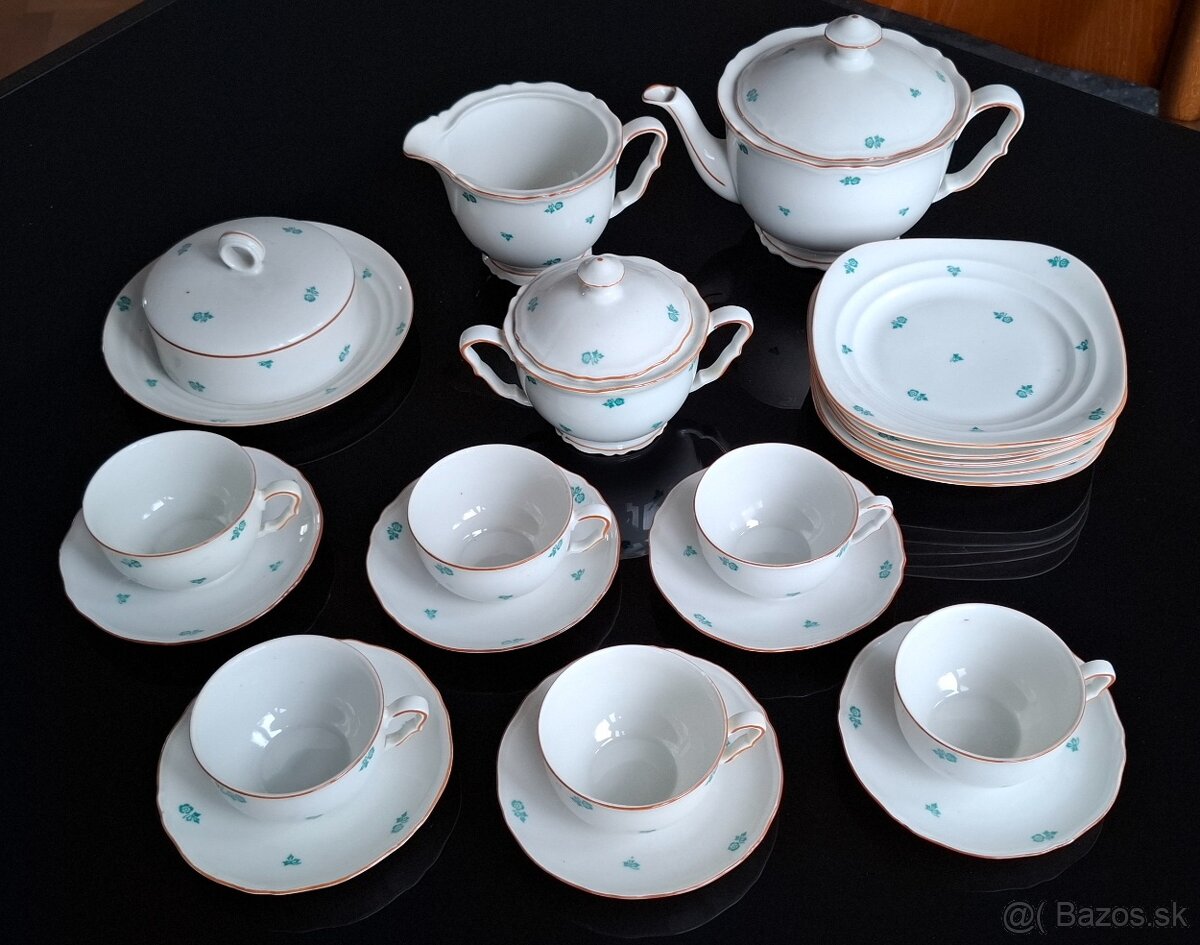 Porcelanova suprava šalok - 2
