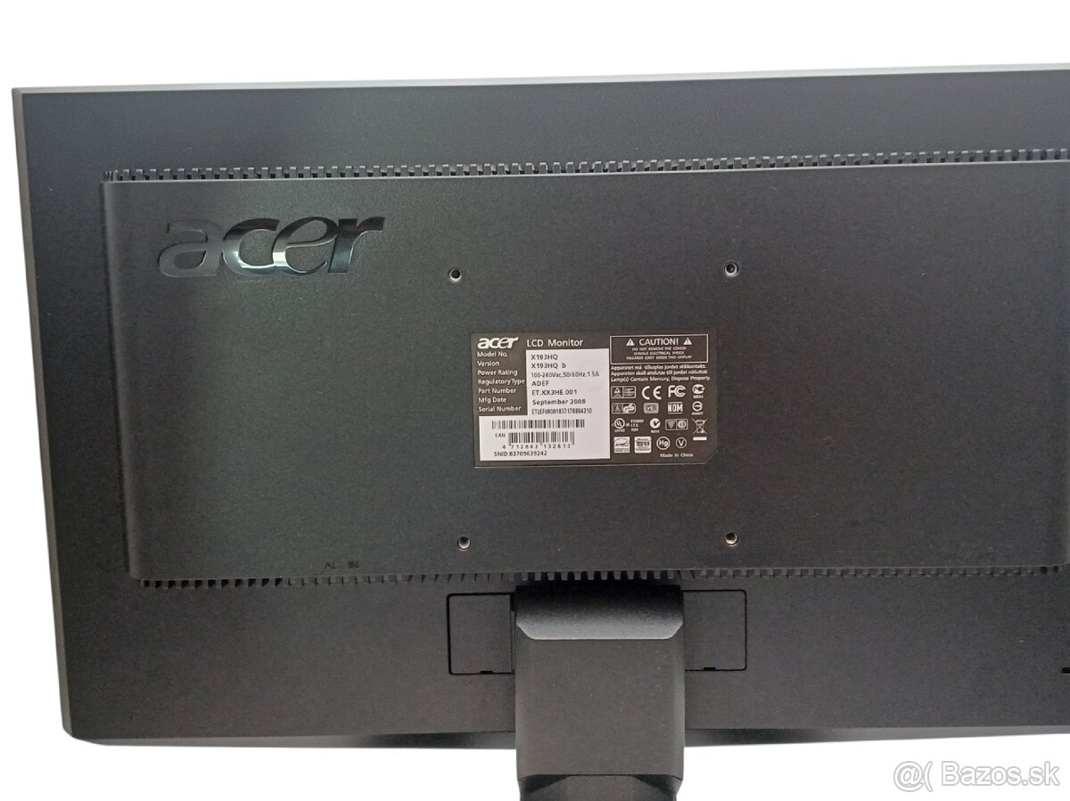 LCD monitor ACER 19" - 2