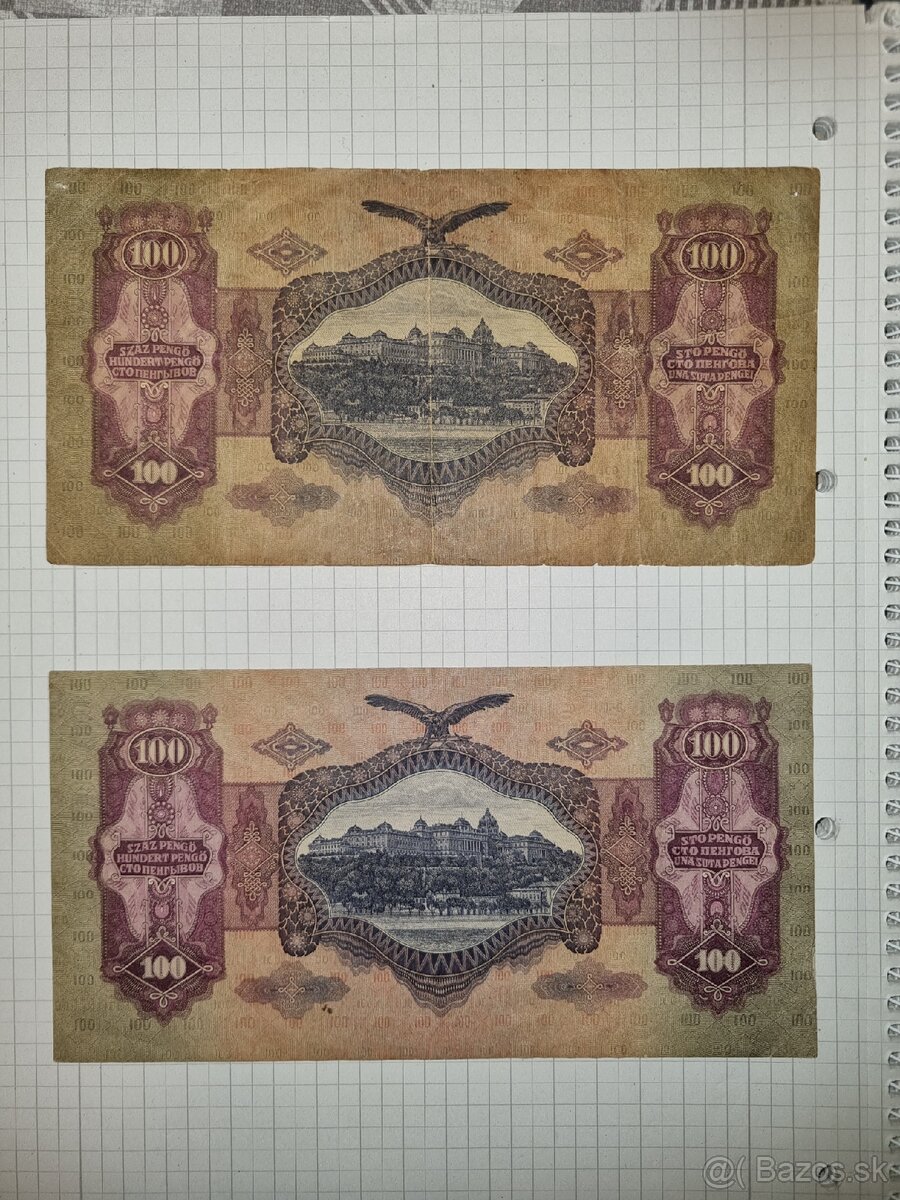 100 FÓRINTOV 1930 - 2