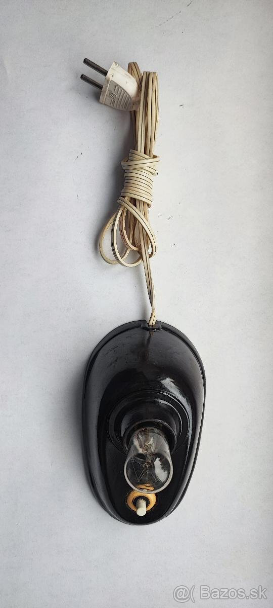 lampička retro stará funkční bakelitová - 2