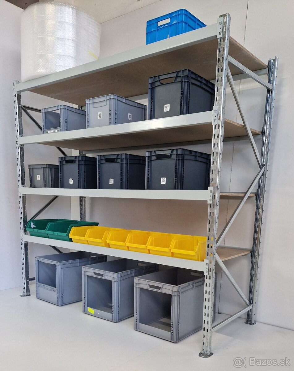 Priemyselný policový regál - regale. - 2