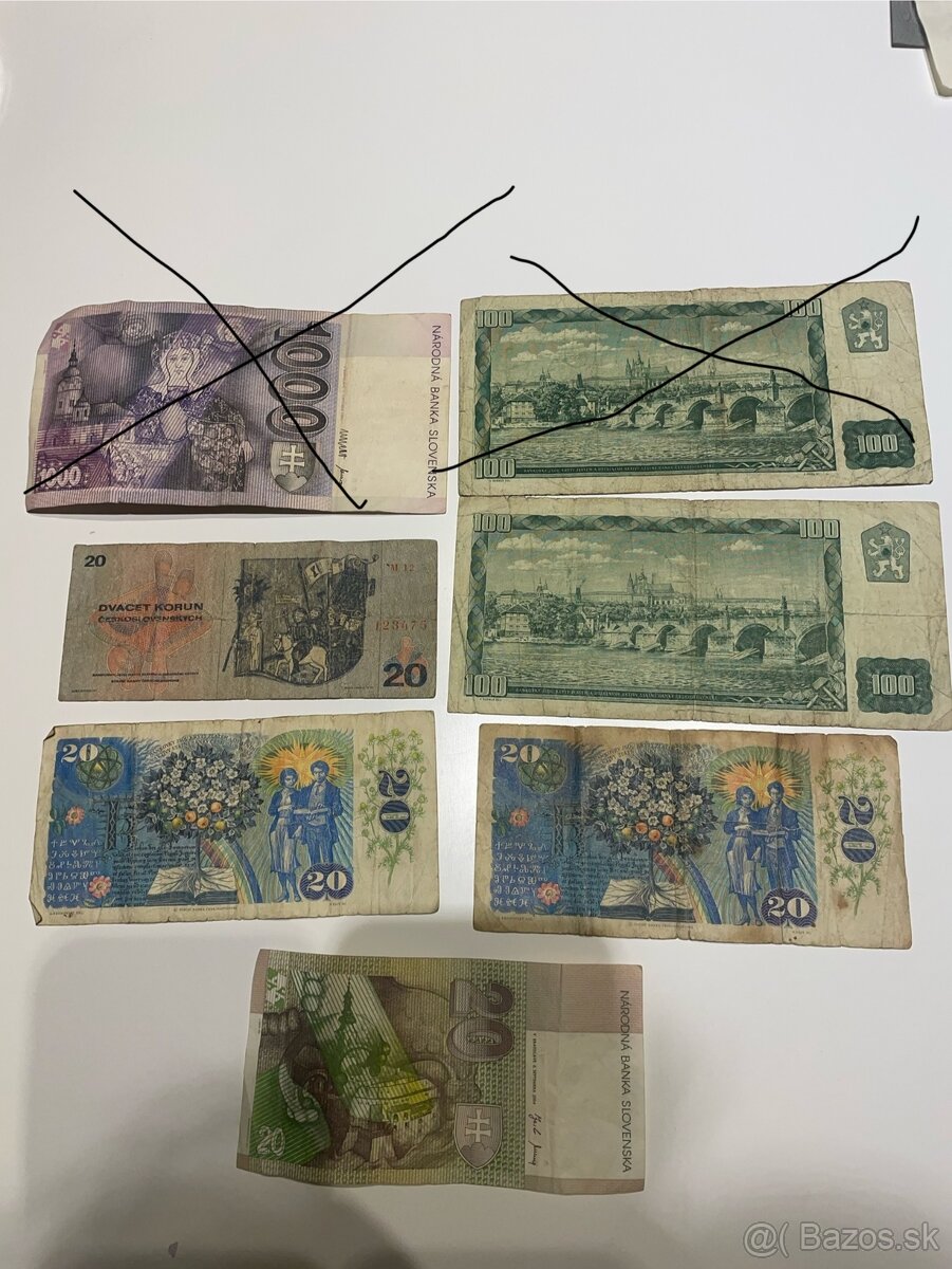 Slovenské a československé bankovky - 2