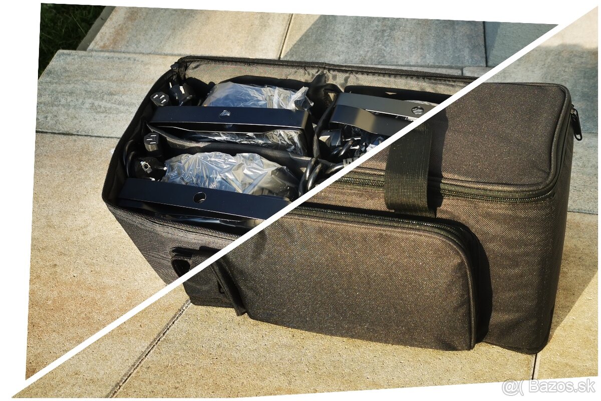 4ks led par reflektory RGBW-140W, diaľkové ovládanie + TAŠKA - 2