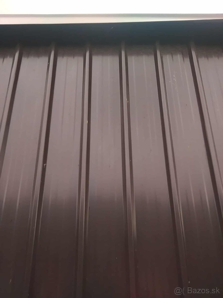 Plech na strechu – T12, T18, škridplech, antracit / hnedý - 2