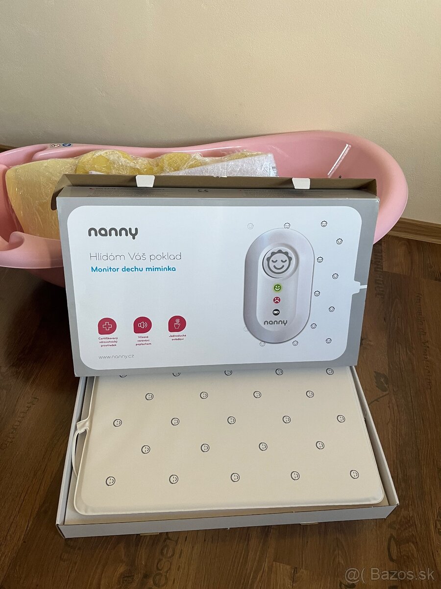 Monitor dychu nanny + príslušenstvo na kúpanie - 2