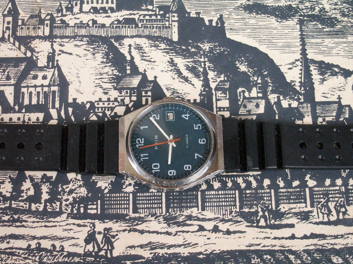 Hodinky Prim modré. . - 2