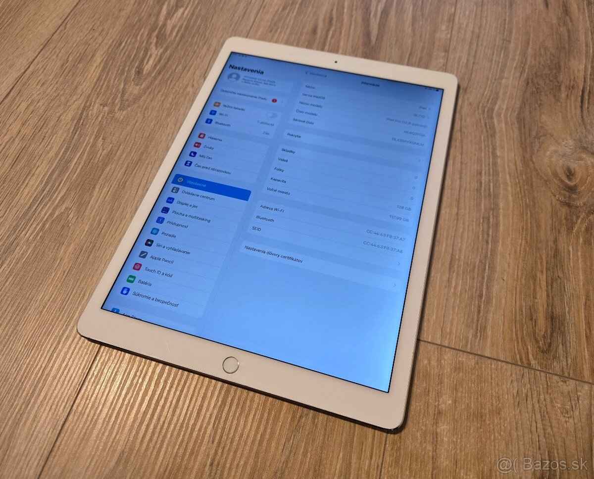Apple iPad pro 12.9 1 generácie 128gb - 2
