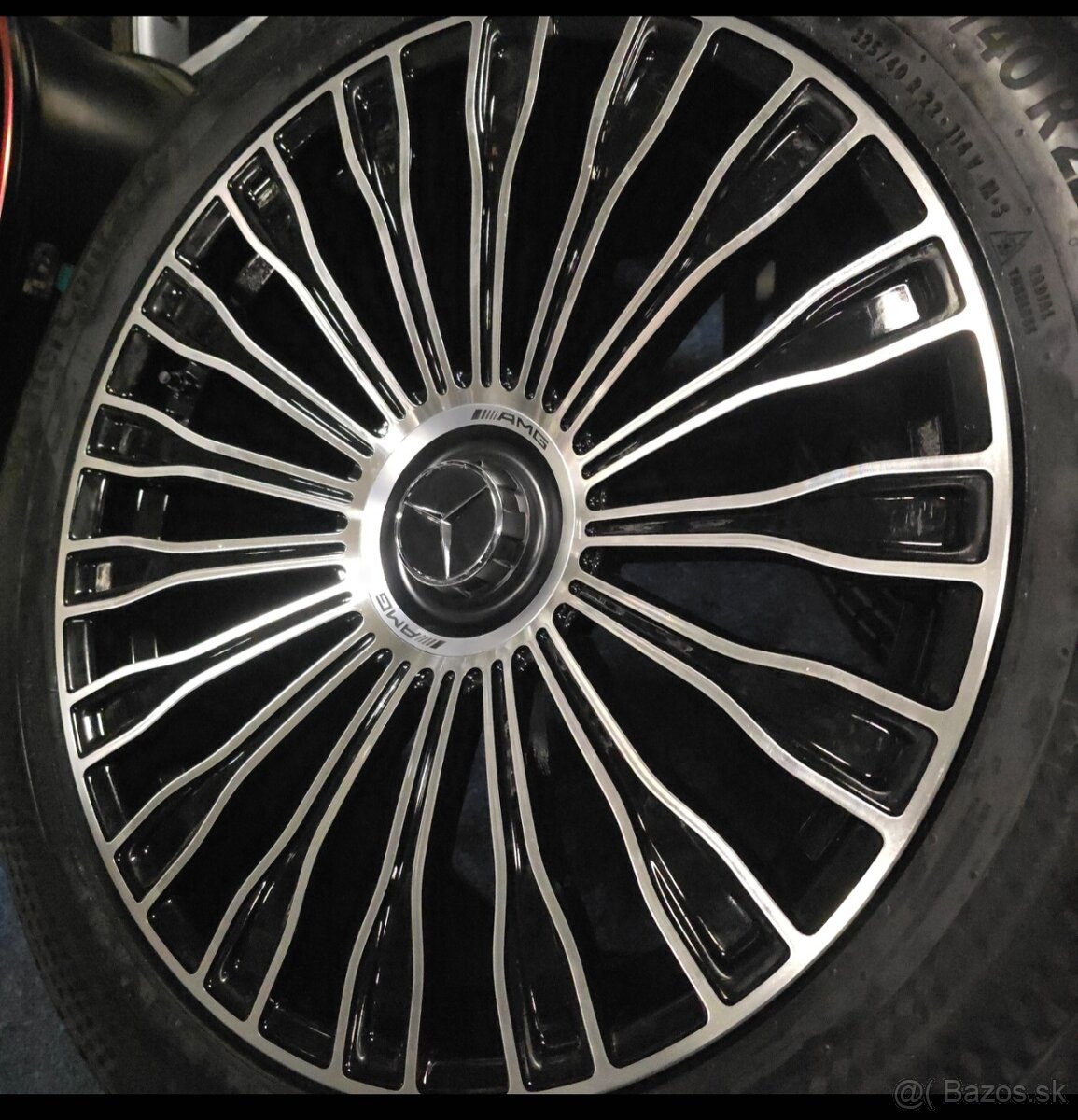 Nová sada 22" al.disky design Mercedes GLS +zimní pneu - 2