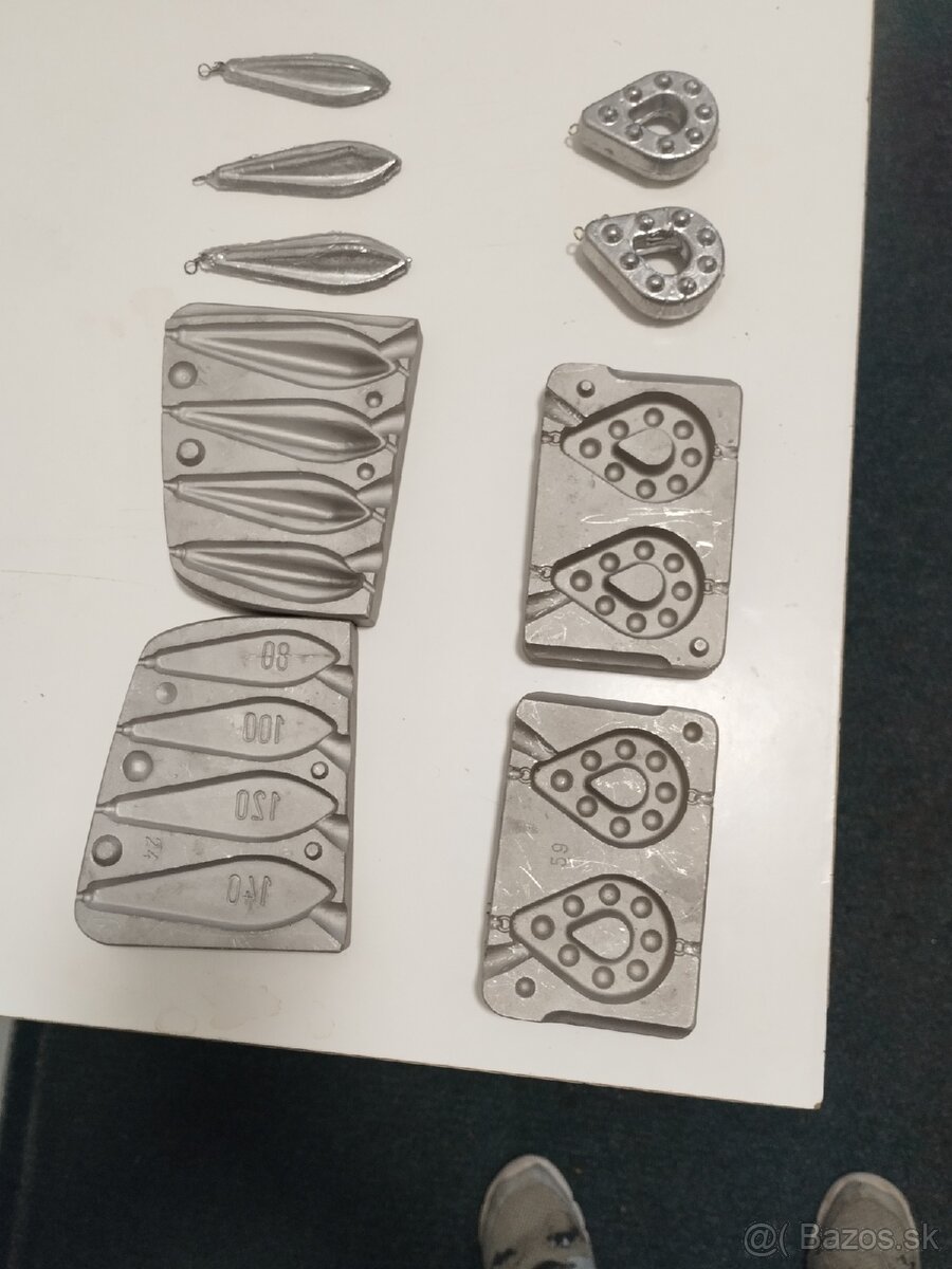 Predám formy na odlievanie olov - 2