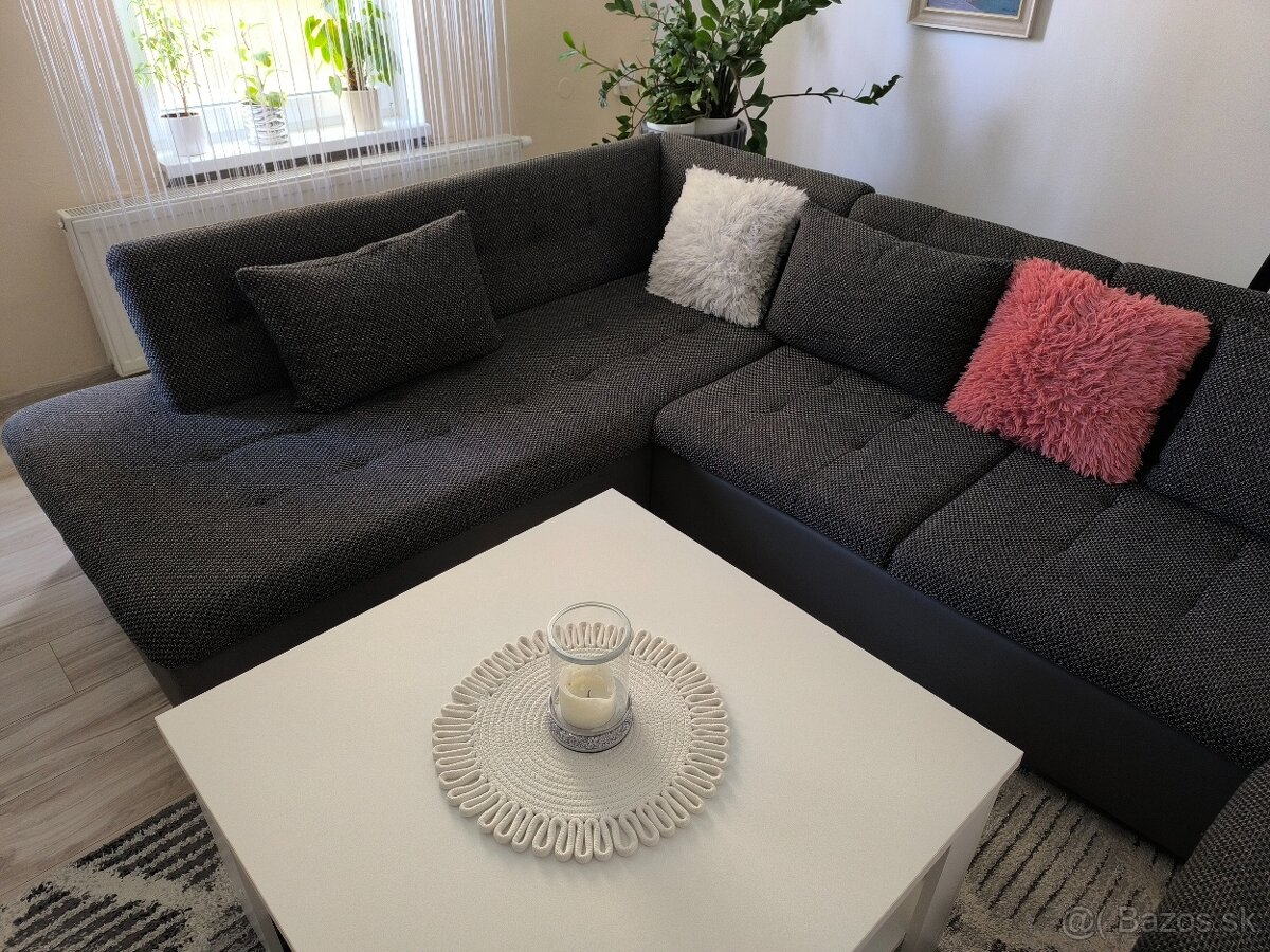 Predám sedaciu súpravu + taboretku - 2