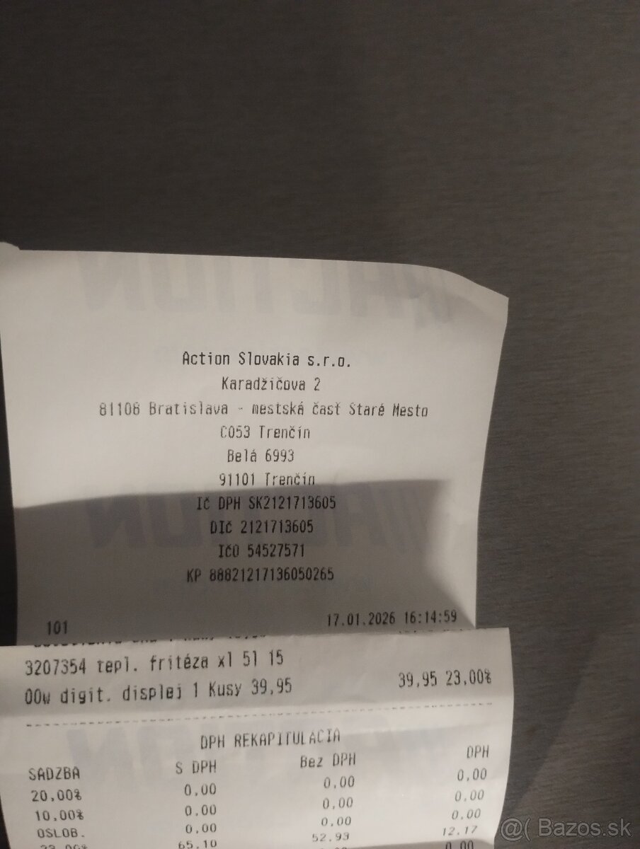 Teplovzdušná friteza - 2